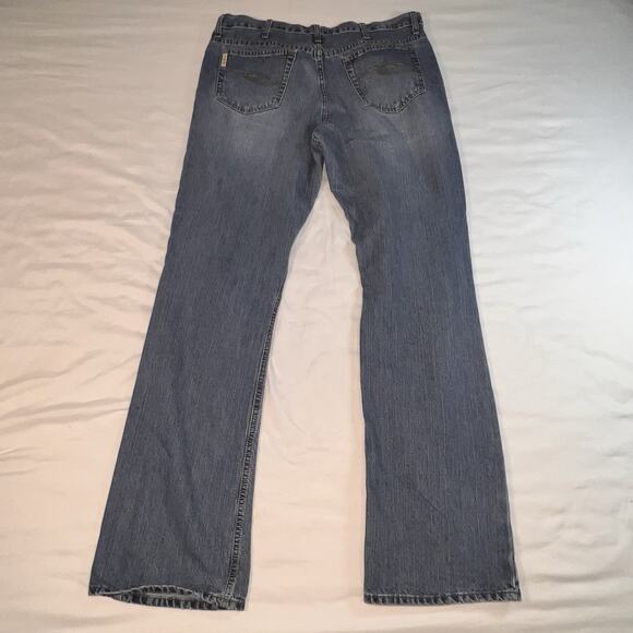 Cinch White Label Jeans Size 36X36 Blue Denim Straight Western Cowboy MB93034002 - Picture 11 of 16